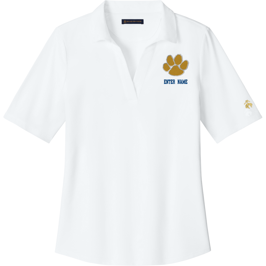 CULBRETH Cougars <span class="pdp-name-mascot">GREY CULBRETH MIDDLE SCHOOL Cougars</span> Brooks Brothers Women's Pinpoint Pique Polo
