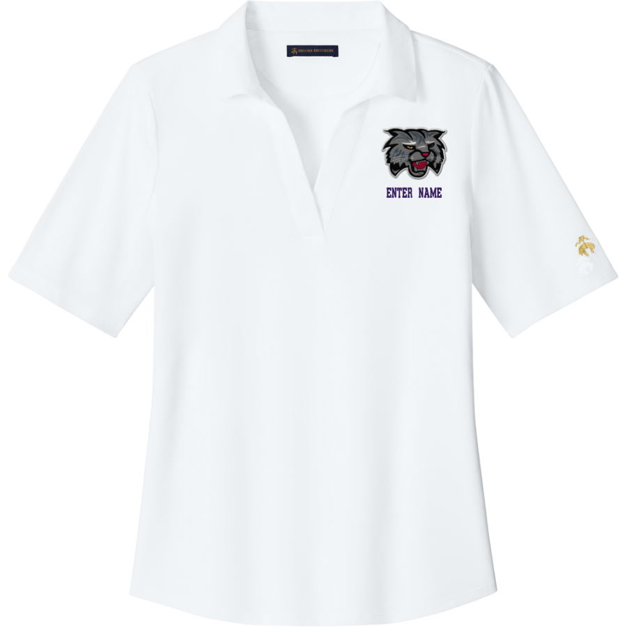 WEST HIGH SCHOOL WILDCATS <span class="pdp-name-mascot">WEST WILDCATS</span> Brooks Brothers Women's Pinpoint Pique Polo