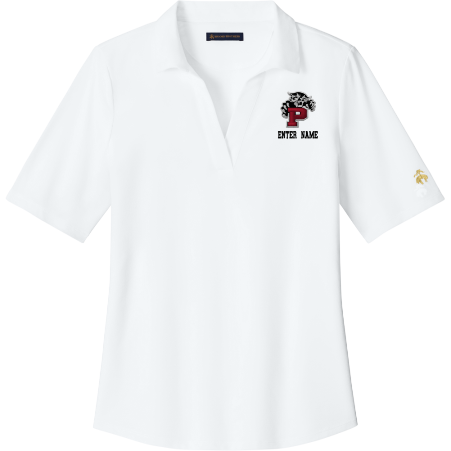 Parma Panthers <span class="pdp-name-mascot">Parma Panthers</span> Brooks Brothers Women's Pinpoint Pique Polo
