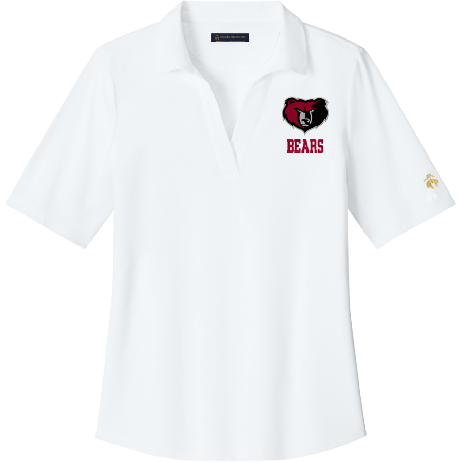 BRADSHAW MOUNTAIN HIGH SCHOOL BEARS <span class="pdp-name-mascot">BRADSHAW MOUNTAIN BEARS</span> Brooks Brothers Women's Pinpoint Pique Polo