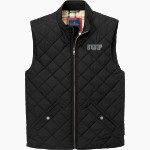 Indiana University of Pennsylvania <span class="pdp-name-mascot">Indiana University Of PA Hawks</span> Brooks Brothers Men's Quilted Vest Front Thumbnail