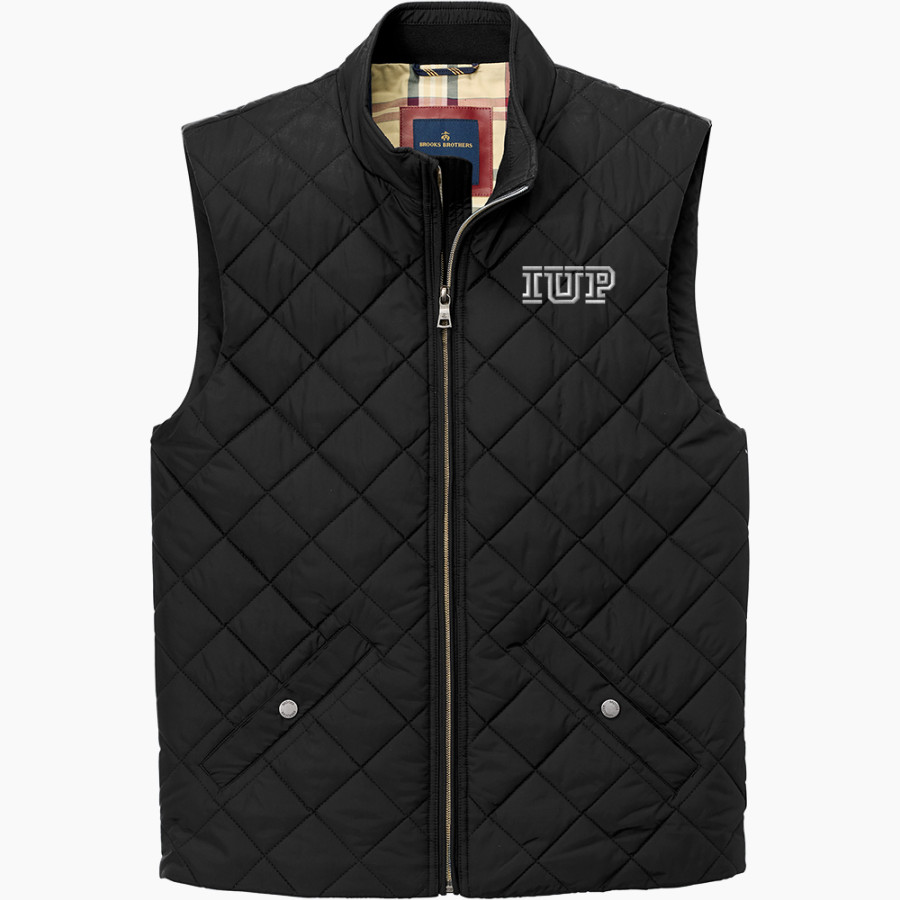 Indiana University of Pennsylvania <span class="pdp-name-mascot">Indiana University Of PA Hawks</span> Brooks Brothers Men's Quilted Vest