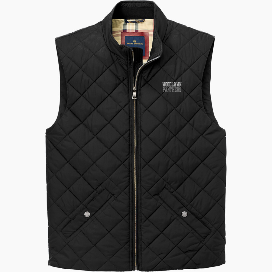 Woodlawn Panthers <span class="pdp-name-mascot">Woodlawn Panthers</span> Brooks Brothers Men's Quilted Vest
