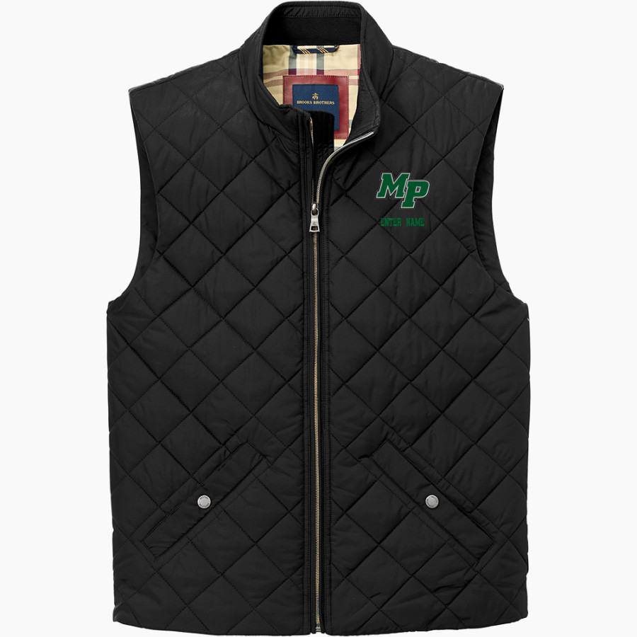 Myers Park Mustangs <span class="pdp-name-mascot">Myers Park Mustangs</span> Brooks Brothers Men's Quilted Vest
