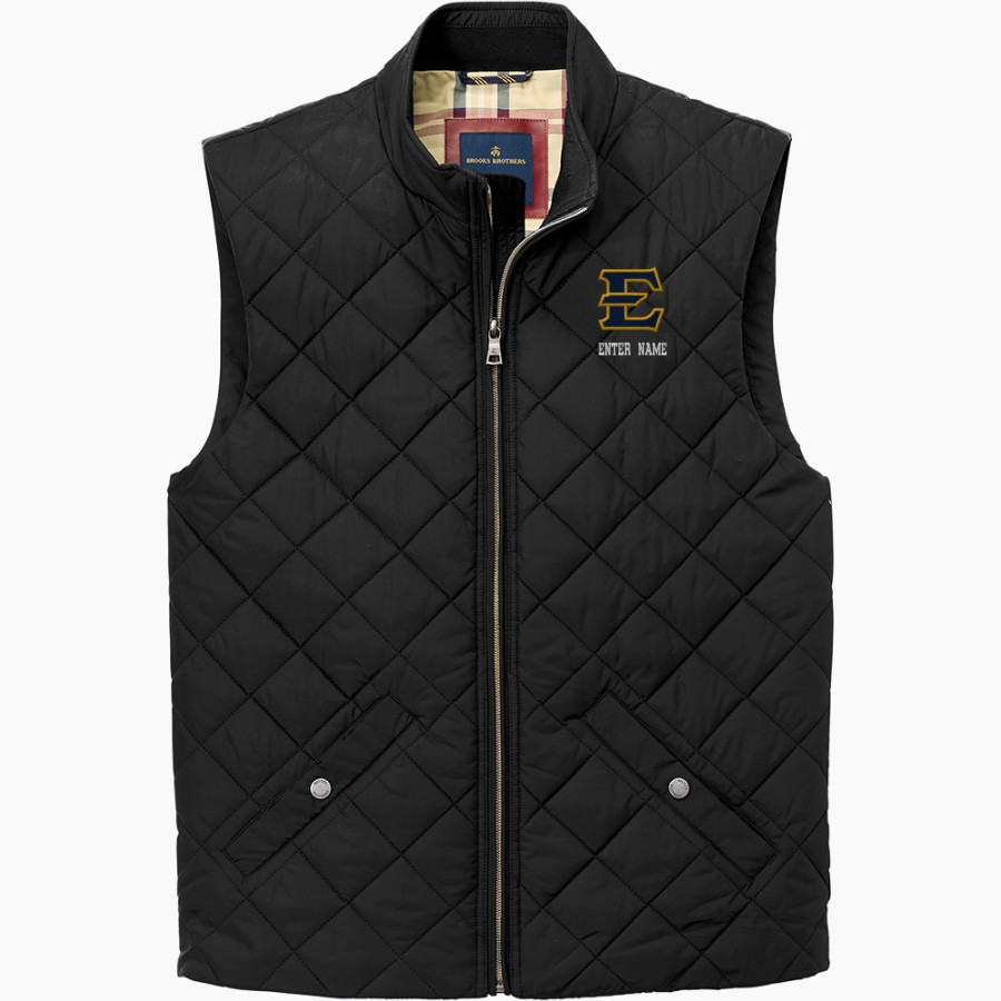 East Tennessee State University Buccaneers <span class="pdp-name-mascot">ETSU Buccaneers</span> Brooks Brothers Men's Quilted Vest