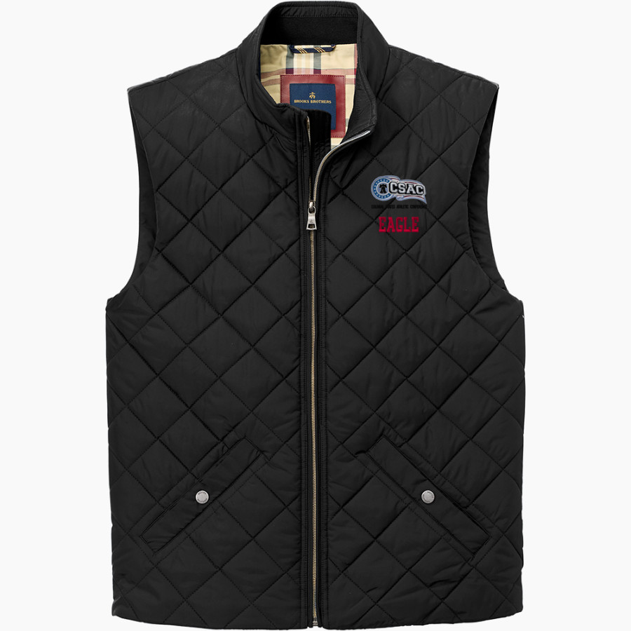 Colonial States Athletic Conference Eagle Brooks Brothers Men's Quilted Vest