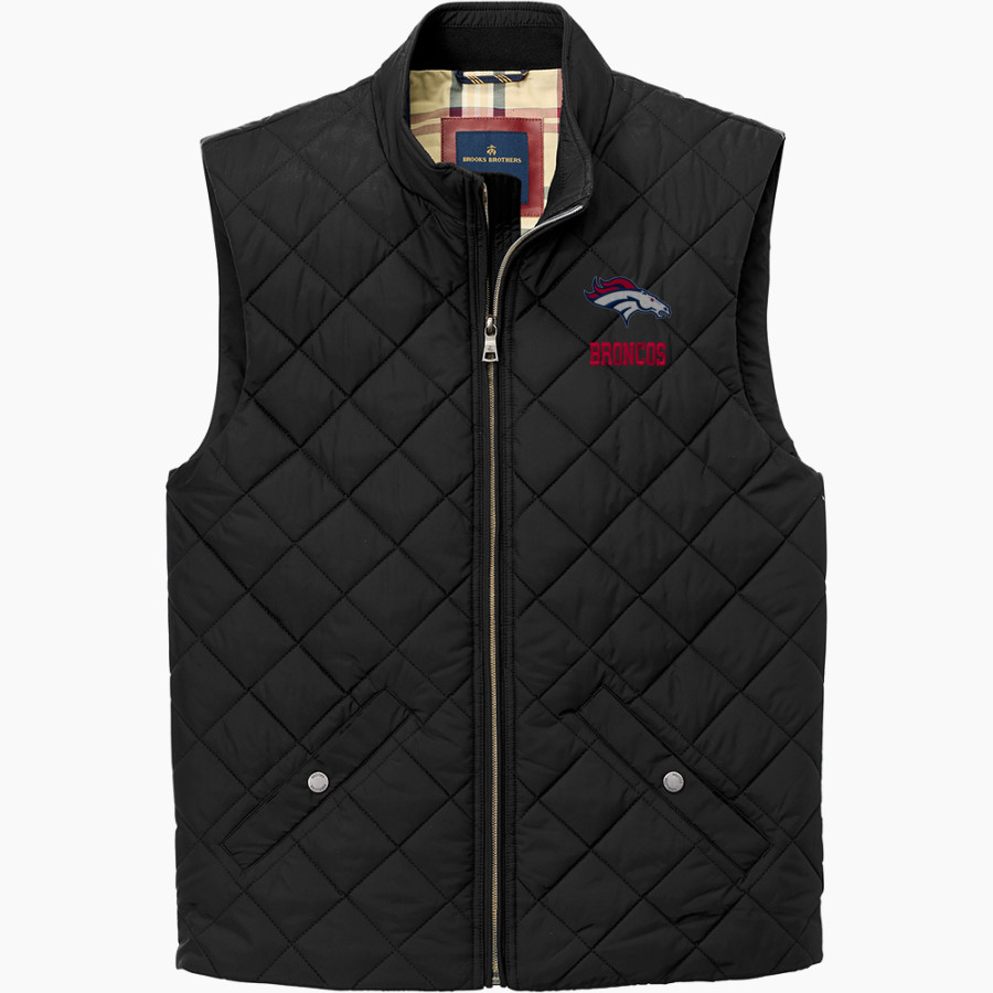 MIDDLEBURG HIGH SCHOOL BRONCOS Brooks Brothers Men's Quilted Vest