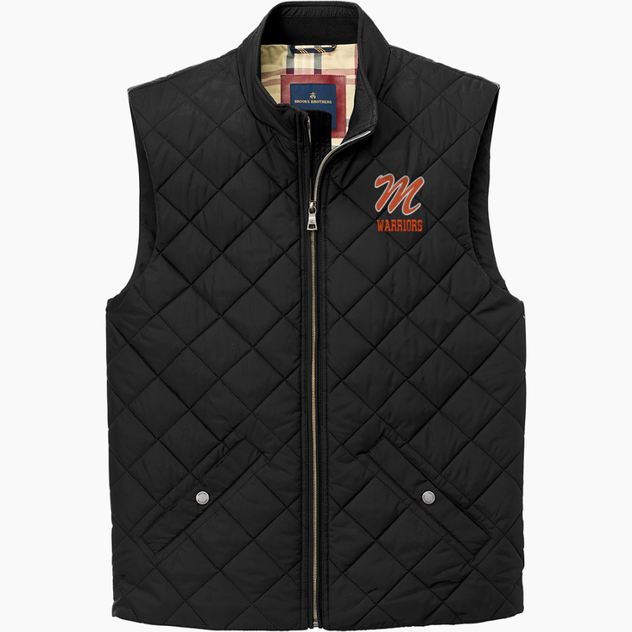 Mohonasen Warriors <span class="pdp-name-mascot">Mohonasen Warriors</span> Brooks Brothers Men's Quilted Vest