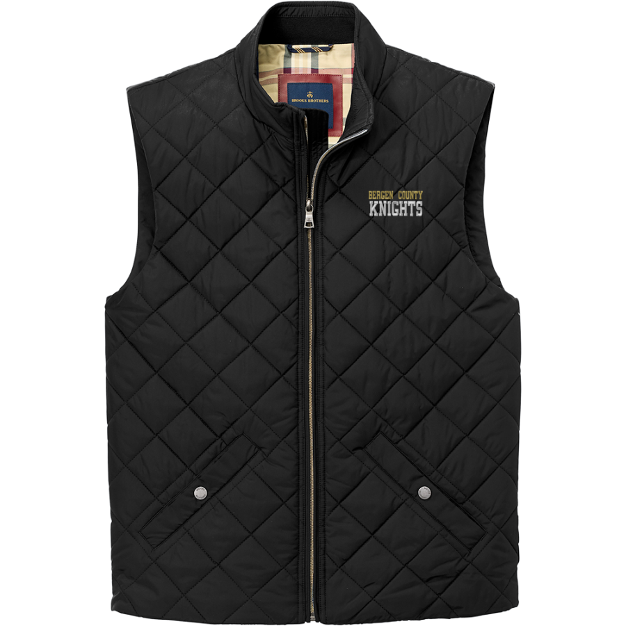 BERGEN COUNTY TECHNICAL SCHOOL KNIGHTS <span class="pdp-name-mascot">BERGEN COUNTY KNIGHTS</span> Brooks Brothers Men's Quilted Vest