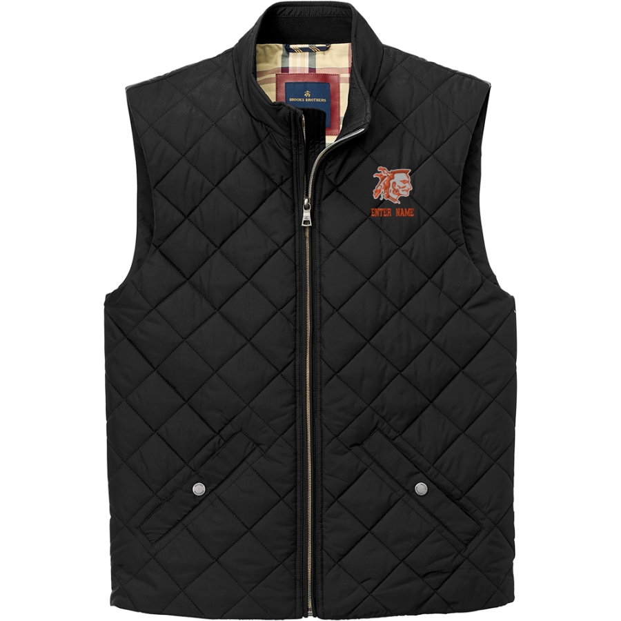 Robert E Clark Braves <span class="pdp-name-mascot">Robert E Clark Braves</span> Brooks Brothers Men's Quilted Vest
