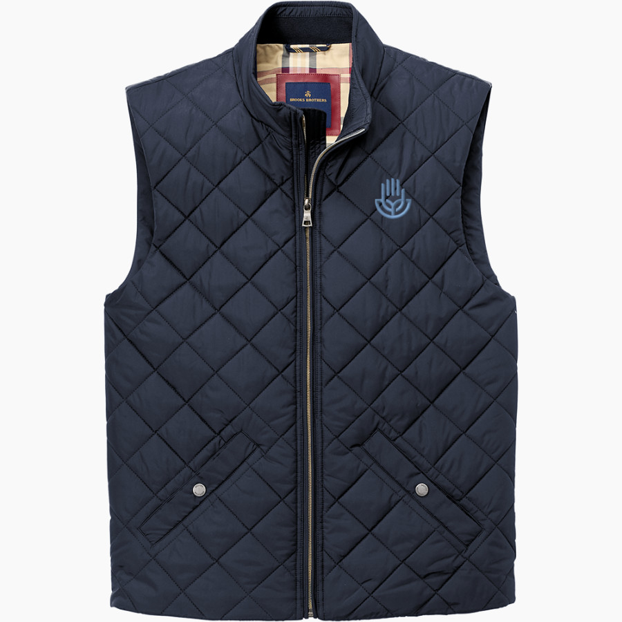 Community Of Peace Tigers Brooks Brothers Men's Quilted Vest