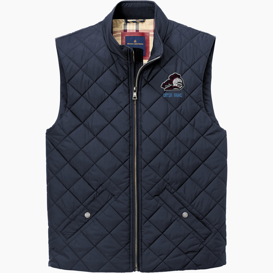 Perspectives Warriors Brooks Brothers Men's Quilted Vest