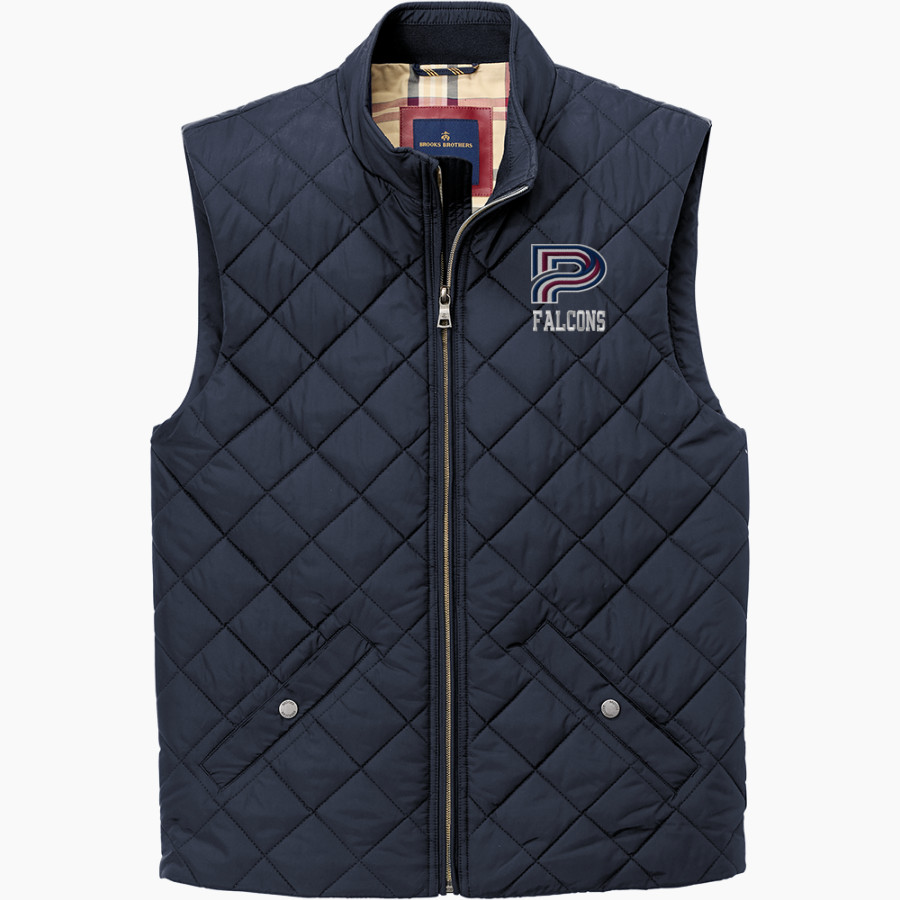 Pebblebrook Falcons Brooks Brothers Men's Quilted Vest
