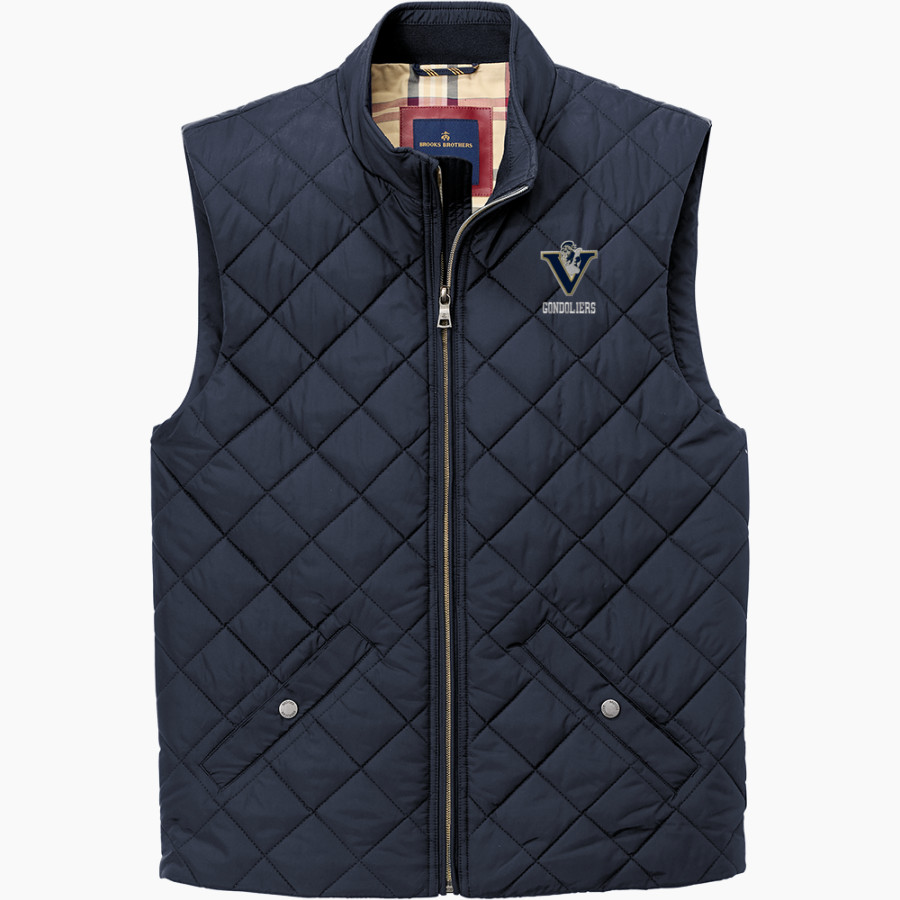 VENICE HIGH SCHOOL GONDOLIERS <span class="pdp-name-mascot">VENICE GONDOLIERS</span> Brooks Brothers Men's Quilted Vest
