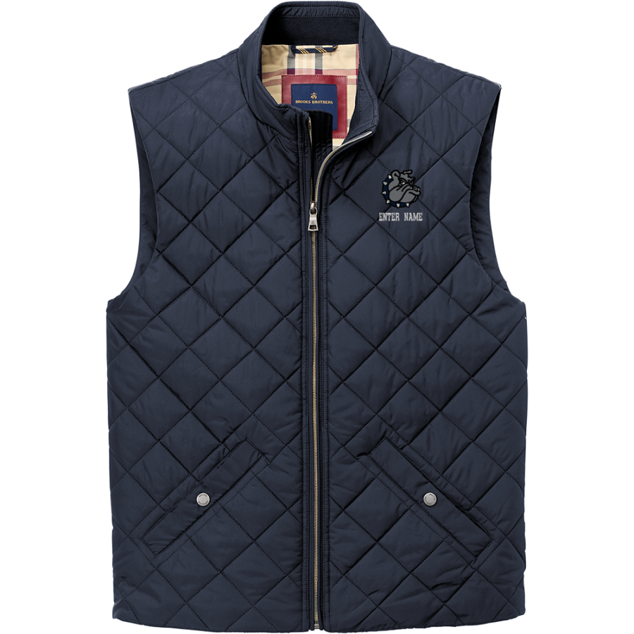 Westerly Bulldogs <span class="pdp-name-mascot">Westerly Bulldogs</span> Brooks Brothers Men's Quilted Vest