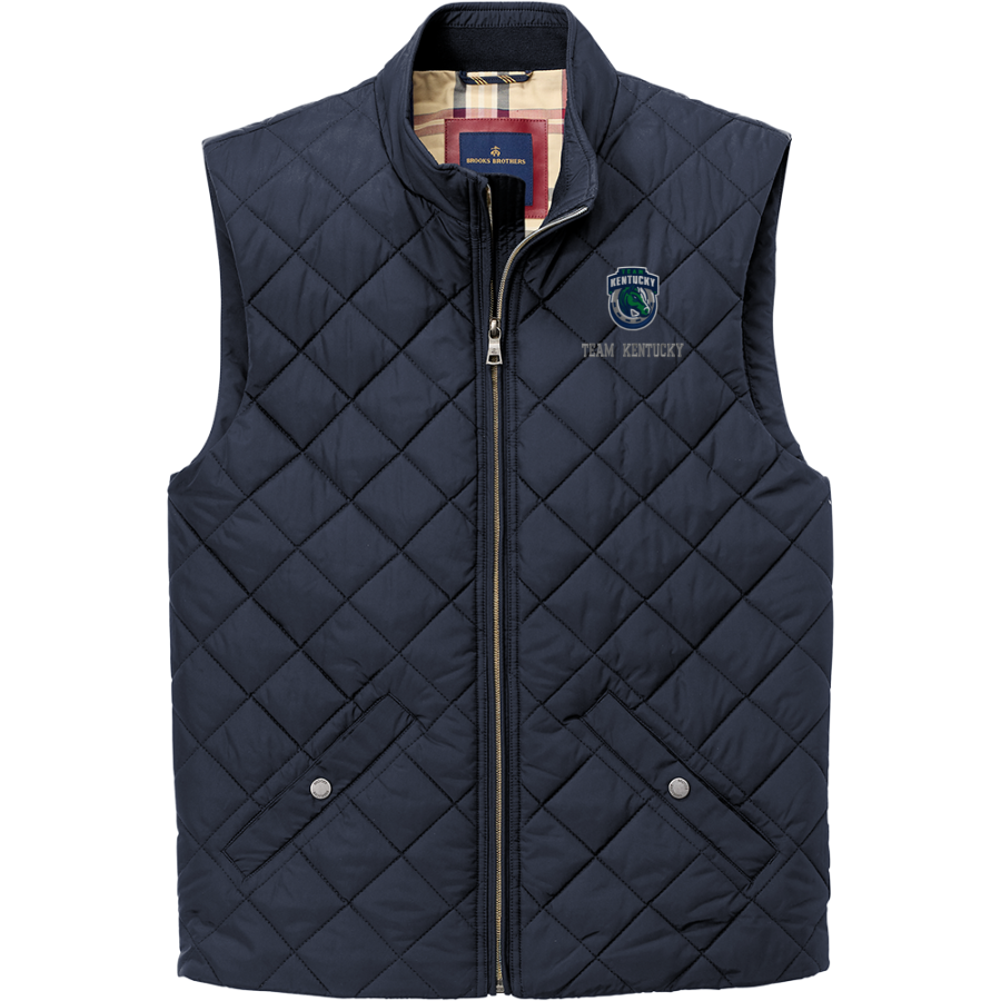 Special Olympics Kentucky Special Olympics <span class="pdp-name-mascot">Special Olympics of Kentucky</span> Brooks Brothers Men's Quilted Vest