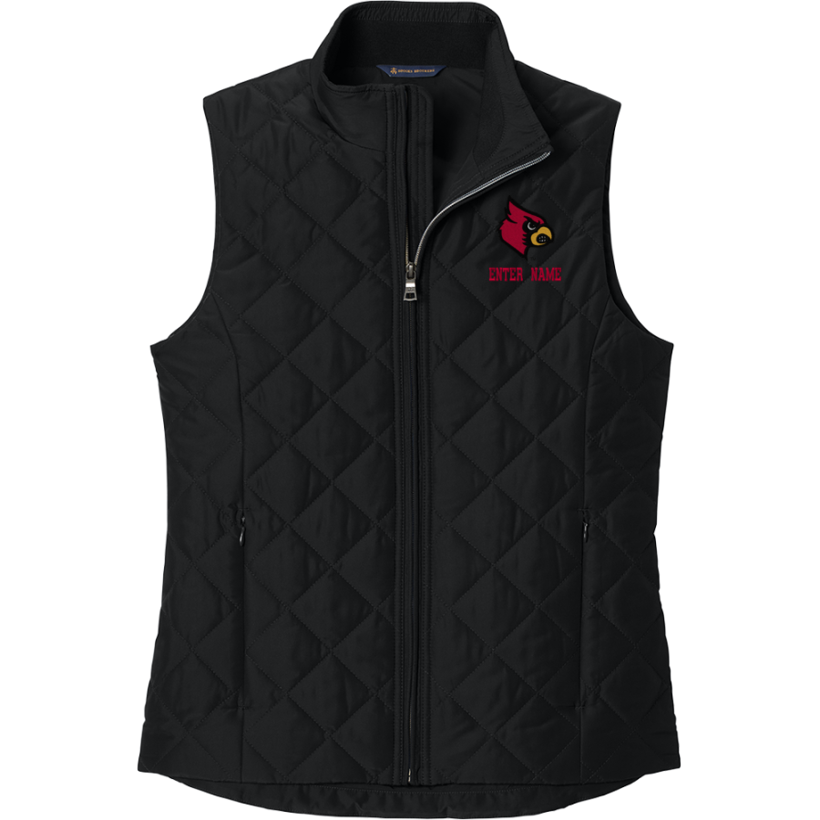 St. Clement Cardinals <span class="pdp-name-mascot">St. Clement School Cardinals</span> Brooks Brothers Women's Quilted Vest