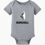 Burchell Wolves <span class="pdp-name-mascot">Burchell Wolves</span> BELLA+CANVAS Infant Jersey Short Sleeve One Piece Front Thumbnail