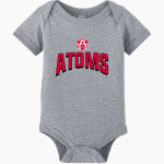 ANNANDALE HIGH SCHOOL ATOMS BELLA+CANVAS Infant Jersey Short Sleeve One Piece Front Thumbnail