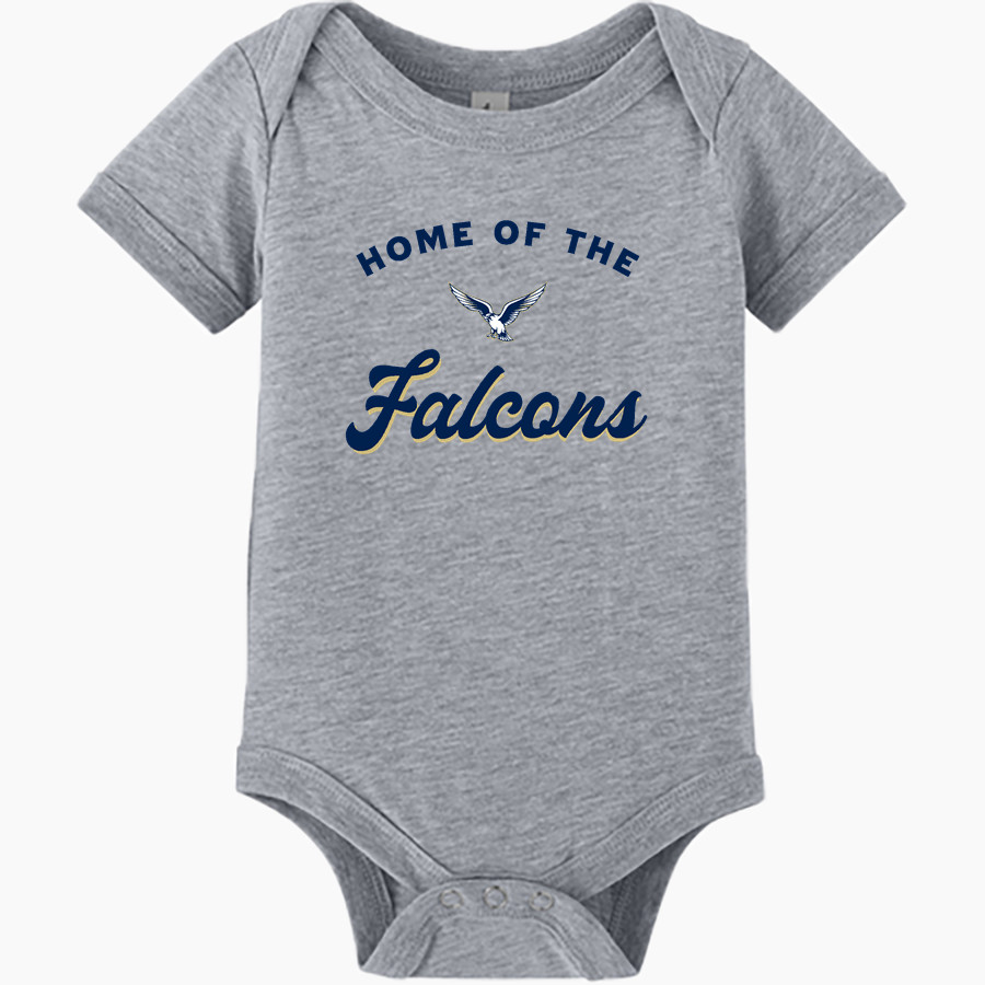 TopBridge Academy Falcons <span class="pdp-name-mascot">TopBridge Academy Falcons</span> BELLA+CANVAS Infant Jersey Short Sleeve One Piece