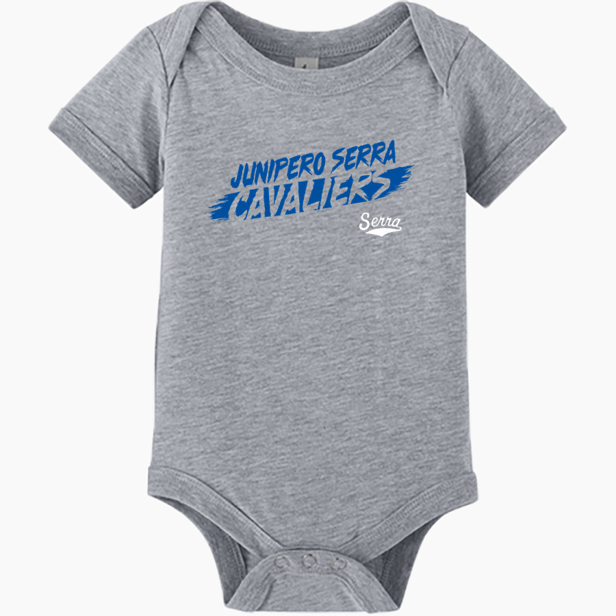 Junipero Serra Cavaliers BELLA+CANVAS Infant Jersey Short Sleeve One Piece