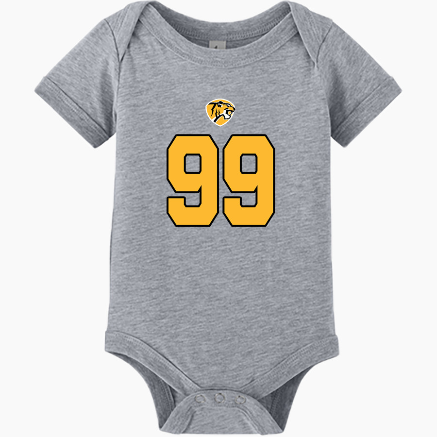 Computech Tigers <span class="pdp-name-mascot">Computech Middle School Tigers</span> BELLA+CANVAS Infant Jersey Short Sleeve One Piece