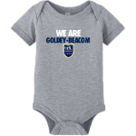 GOLDEY-BEACOM Lightning <span class="pdp-name-mascot">GOLDEY-BEACOM COLLEGE</span> BELLA+CANVAS Infant Jersey Short Sleeve One Piece Front Thumbnail