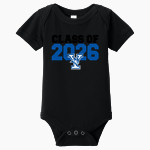 YANTIS HIGH SCHOOL OWLS <span class="pdp-name-mascot">YANTIS OWLS</span> BELLA+CANVAS Infant Jersey Short Sleeve One Piece Front Thumbnail