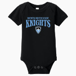 Northstar Christian Knights <span class="pdp-name-mascot">Northstar Christian Academy Knights</span> BELLA+CANVAS Infant Jersey Short Sleeve One Piece Front Thumbnail