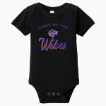 BAY CITY CENTRAL HIGH SCHOOL WOLVES BELLA+CANVAS Infant Jersey Short Sleeve One Piece Front Thumbnail