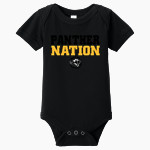 METRO ACADEMIC & CLASSICAL HIGH SCHOOL Online Store <span class="pdp-name-mascot">METRO ACADEMY & CLASSICAL METRO PANTHERS</span> BELLA+CANVAS Infant Jersey Short Sleeve One Piece Front Thumbnail
