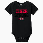 GROOM HIGH SCHOOL TIGERS BELLA+CANVAS Infant Jersey Short Sleeve One Piece Front Thumbnail