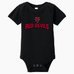 Chelsea Red Devils <span class="pdp-name-mascot">Chelsea Red Devils</span> BELLA+CANVAS Infant Jersey Short Sleeve One Piece Front Thumbnail