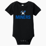 TINTIC HIGH SCHOOL MINERS BELLA+CANVAS Infant Jersey Short Sleeve One Piece Front Thumbnail