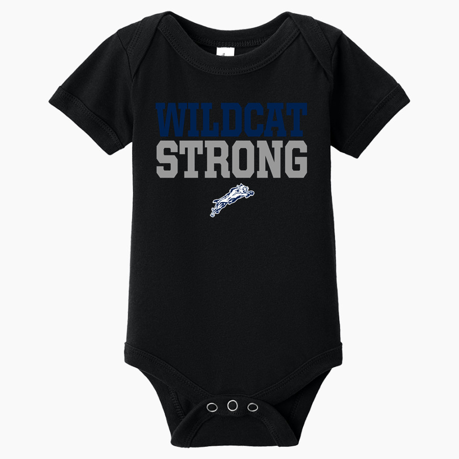 PARIS HIGH SCHOOL WILDCATS <span class="pdp-name-mascot">PARIS WILDCATS</span> BELLA+CANVAS Infant Jersey Short Sleeve One Piece