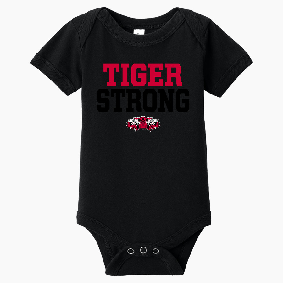 GROOM HIGH SCHOOL TIGERS BELLA+CANVAS Infant Jersey Short Sleeve One Piece