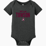 TOWSON HIGH SCHOOL GENERALS <span class="pdp-name-mascot">TOWSON GENERALS</span> BELLA+CANVAS Infant Jersey Short Sleeve One Piece Front Thumbnail