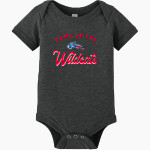 Eastmont Wildcats BELLA+CANVAS Infant Jersey Short Sleeve One Piece Front Thumbnail