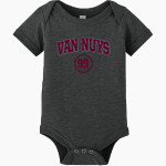 VAN NUYS HIGH SCHOOL WOLVES <span class="pdp-name-mascot">VAN NUYS WOLVES</span> BELLA+CANVAS Infant Jersey Short Sleeve One Piece Front Thumbnail