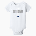 JACKSON ACADEMY RAIDERS <span class="pdp-name-mascot">JACKSON ACADEMY RAIDERS</span> BELLA+CANVAS Infant Jersey Short Sleeve One Piece Front Thumbnail
