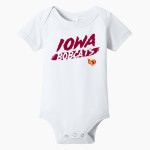 Iowa Bobcats BELLA+CANVAS Infant Jersey Short Sleeve One Piece Front Thumbnail