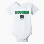 HILLCREST HIGH SCHOOL HUSKIES BELLA+CANVAS Infant Jersey Short Sleeve One Piece Front Thumbnail