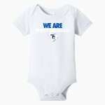 TRINITY COLLEGIATE SCHOOL TITANS <span class="pdp-name-mascot">TRINITY COLLEGIATE TITANS</span> BELLA+CANVAS Infant Jersey Short Sleeve One Piece Front Thumbnail