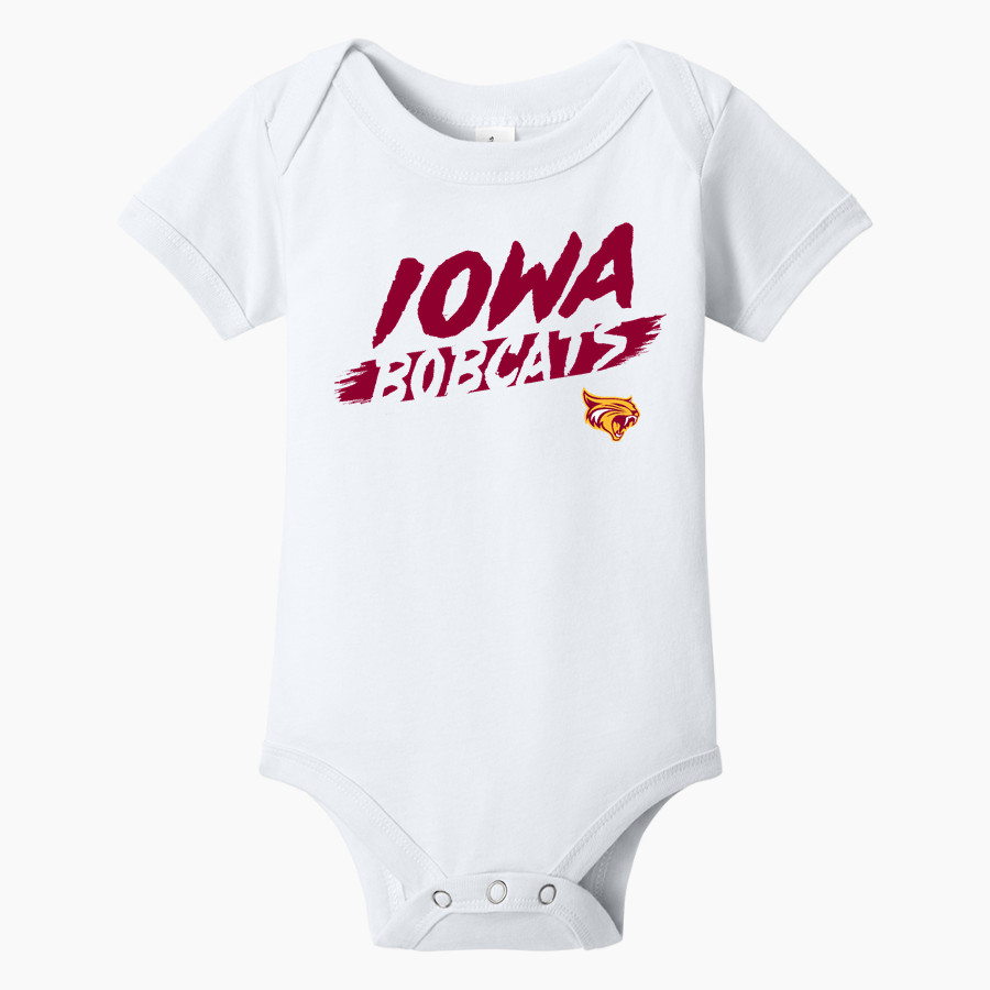 Iowa Bobcats BELLA+CANVAS Infant Jersey Short Sleeve One Piece