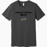 Emanuel Lutheran Tigers <span class="pdp-name-mascot">Emanuel Lutheran School Tigers</span> BELLA+CANVAS Unisex Jersey Short Sleeve Tee Front Thumbnail