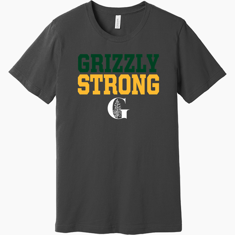 Green Acres Grizzlies <span class="pdp-name-mascot">Green Acres School Grizzlies</span> BELLA+CANVAS Unisex Jersey Short Sleeve Tee