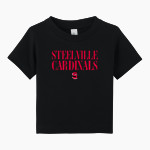 STEELVILLE HIGH SCHOOL CARDINALS <span class="pdp-name-mascot">STEELVILLE CARDINALS</span> BELLA+CANVAS Infant Jersey Short Sleeve Tee Front Thumbnail