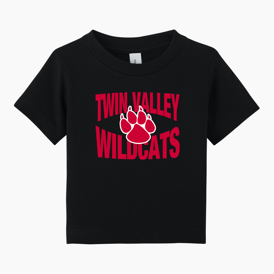 TWIN VALLEY WILDCATS BELLA+CANVAS Infant Jersey Short Sleeve Tee