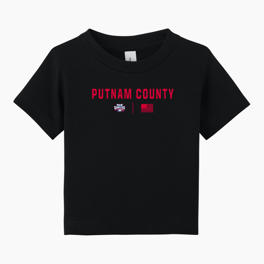 Putnam County War Eagles <span class="pdp-name-mascot">Putnam County War Eagles</span> BELLA+CANVAS Infant Jersey Short Sleeve Tee