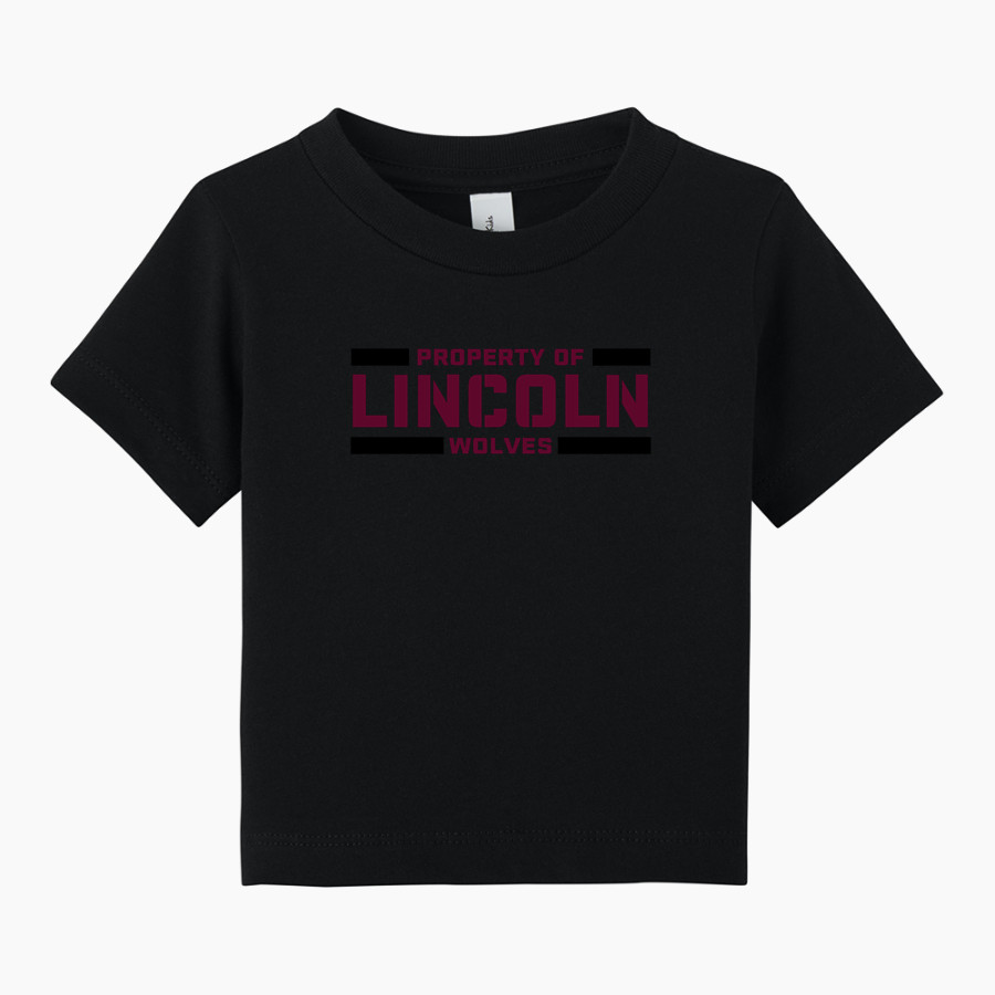 LINCOLN HIGH SCHOOL WOLVES <span class="pdp-name-mascot">LINCOLN WOLVES</span> BELLA+CANVAS Infant Jersey Short Sleeve Tee